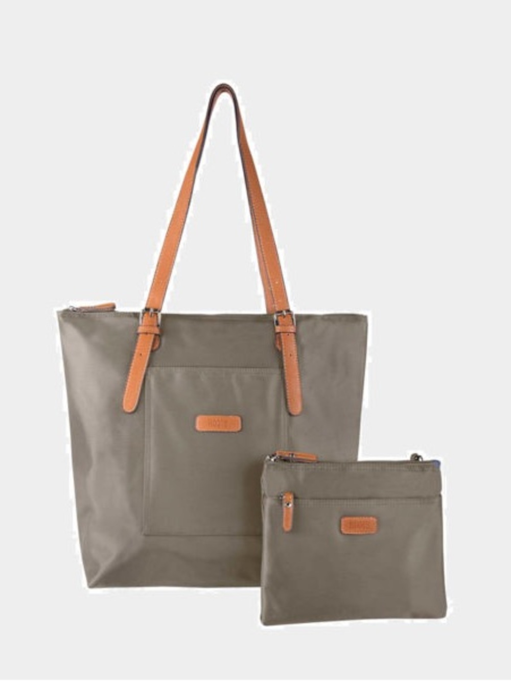 ROOTS nylon tote bag